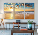 Soothing Sunset on Calm Beach