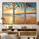 Soothing Sunset on Calm Beach