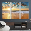 Soothing Sunset on Calm Beach