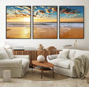 Soothing Sunset on Calm Beach