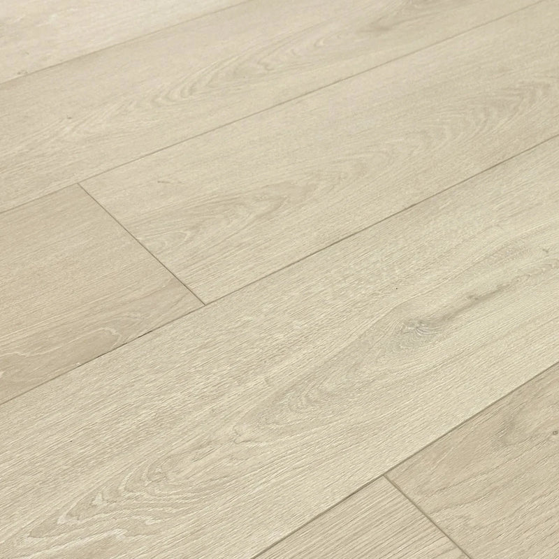 Sophisticate Beige Micro Bevel Matte 9.25"x60" Waterproof Laminate Flooring 12mm - Linea