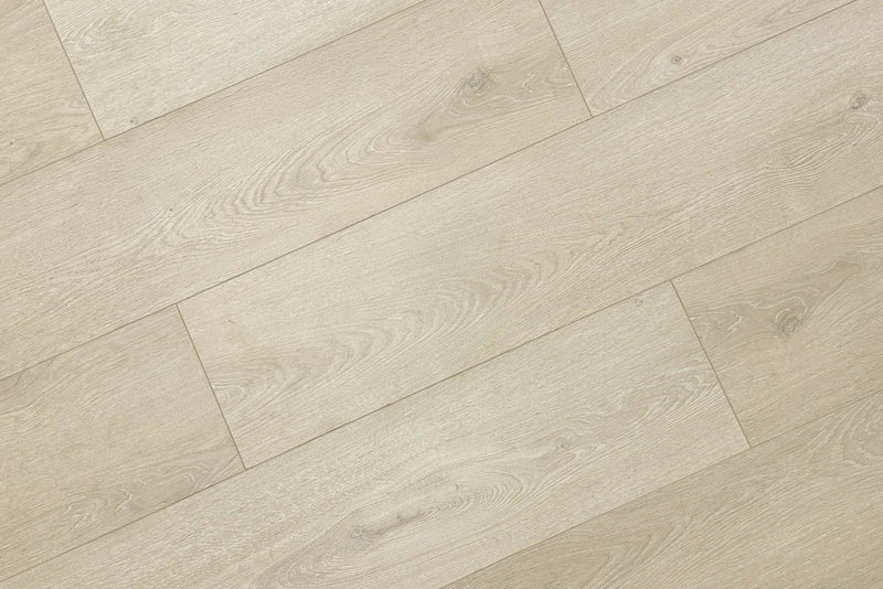 Sophisticate Beige Micro Bevel Matte 9.25"x60" Waterproof Laminate Flooring 12mm - Linea