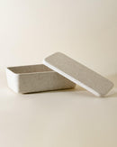 The Sculpted Bin - Long with Lid | Set of 3 by SortJoy