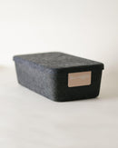 The Sculpted Bin - Long with Lid | Set of 3 by SortJoy