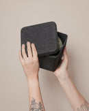 The Sculpted Bin - Petite with Lid | Set of 3 by SortJoy