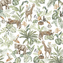 Safari Jungle Animals Wallpaper – Exotic Wildlife Pattern