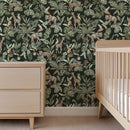 Safari Serenade Tropical Jungle Wallpaper - Peel and Stick & Traditional