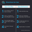 Spa Clarifier & Defoamer Hot Tub Chemical Kit