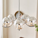 Space Ball Glass Chandelier