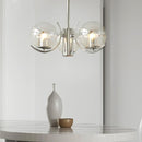 Space Ball Glass Chandelier