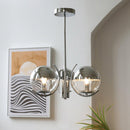 Space Ball Glass Chandelier