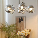 Space Ball Glass Chandelier