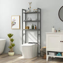 Over-The-Toilet Storage Shelf Space Saving Metal Bathroom Organizer Hooks by LJGDeals