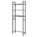 Over-The-Toilet Storage Shelf Space Saving Metal Bathroom Organizer Hooks by LJGDeals