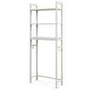 Over-The-Toilet Storage Shelf Space Saving Metal Bathroom Organizer Hooks by LJGDeals
