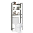 Over-The-Toilet Storage Shelf Space Saving Metal Bathroom Organizer Hooks by LJGDeals