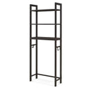 Over-The-Toilet Storage Shelf Space Saving Metal Bathroom Organizer Hooks by LJGDeals