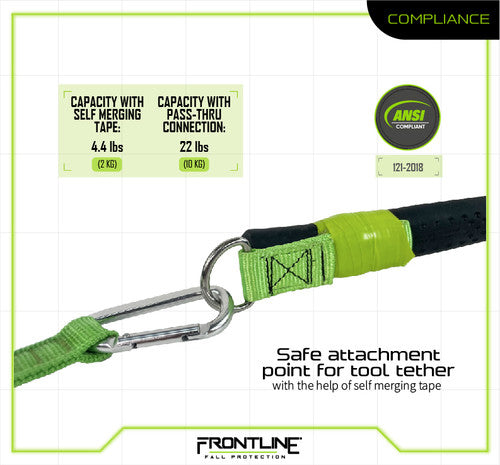 Frontline ACTLDR ToolGrip 4 lbs Webbing Tool D-Ring Anchor