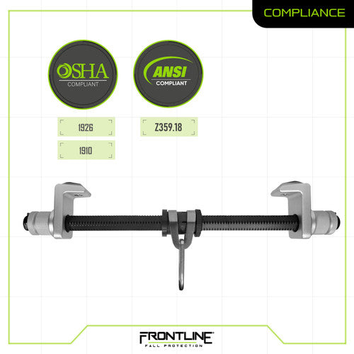 Frontline Aluminum I-Beam Slider Anchor