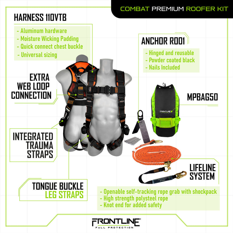 Frontline Combat Complete Roofers Kit Combat Roofer Kit