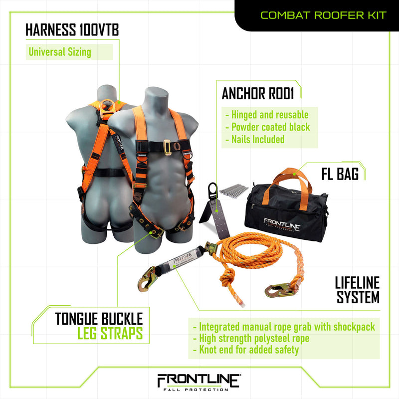 Frontline Combat Complete Roofers Kit Combat Roofer Kit