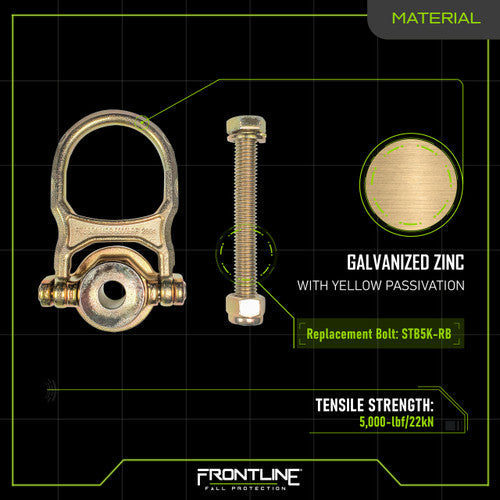 Frontline STB5K ALPHA Swivel 5k Steel Anchor