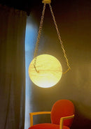 Sphere Atlas Alabaster Pendant Lamp