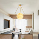 Sphere Atlas Alabaster Pendant Lamp