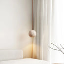 Spherical Cassia Travertine Pendant Light