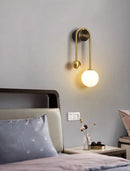 Spherical Light Luxury Wall Lamp