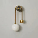Spherical Light Luxury Wall Lamp