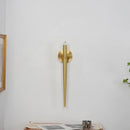 Spinal Tube Crystal Wall Sconce