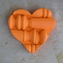 Piano Spindle Hearts by Dennehey Design Co.