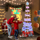 7 Feet Outdoor Spiral Christmas Tree for Party Xmas New Year Decoration by LJGDeals