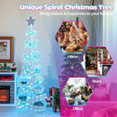 7 Feet Outdoor Spiral Christmas Tree for Party Xmas New Year Decoration by LJGDeals
