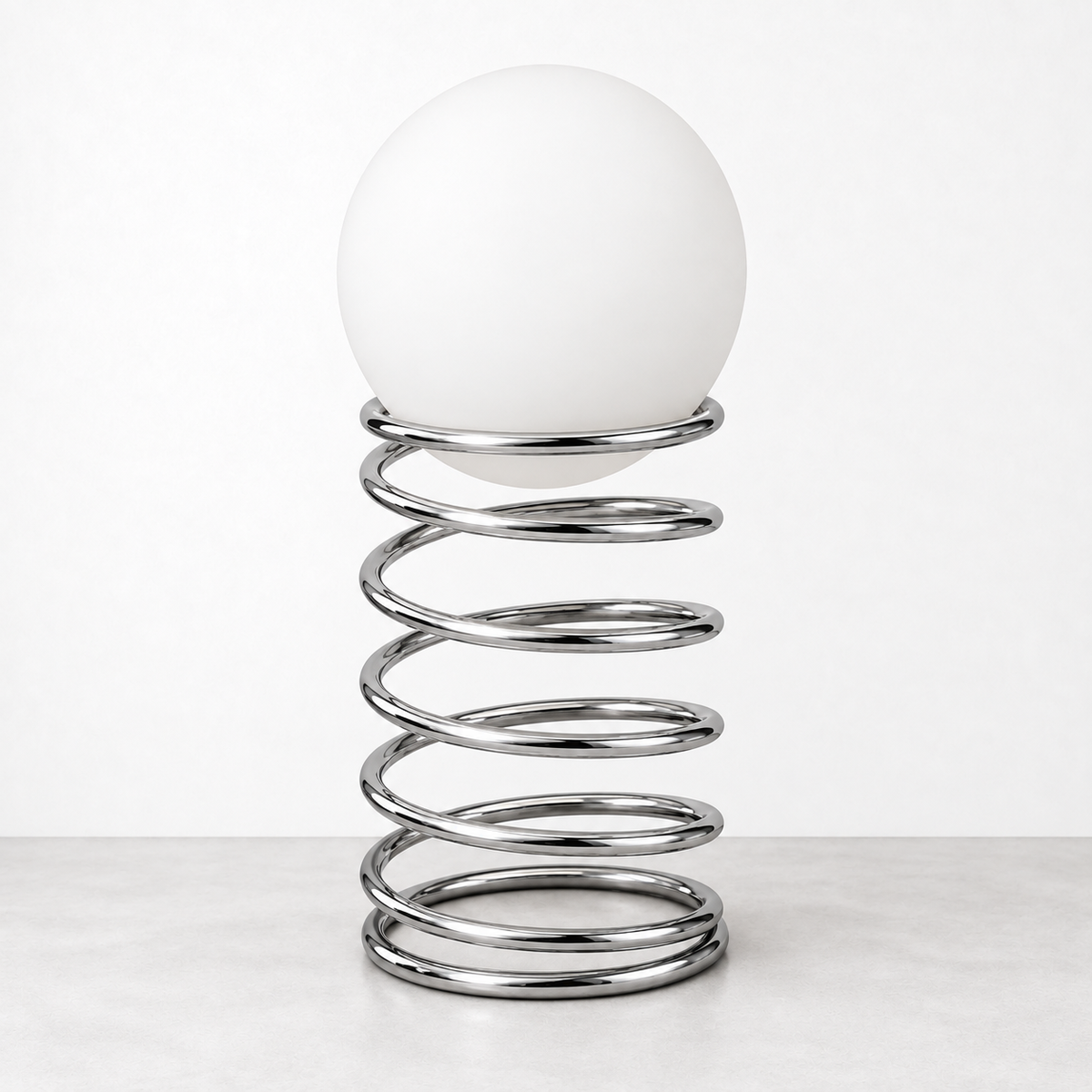 Spiral Spring Table Lamp, photo 2 of 10