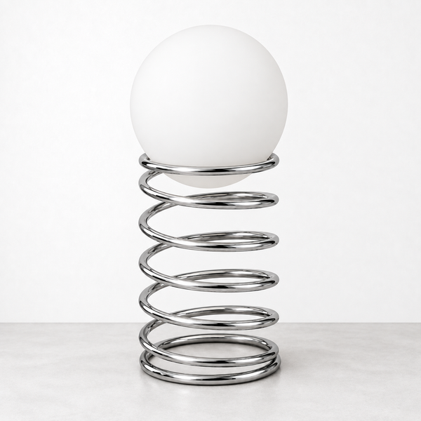 Spiral Spring Table Lamp, photo 2 of 10
