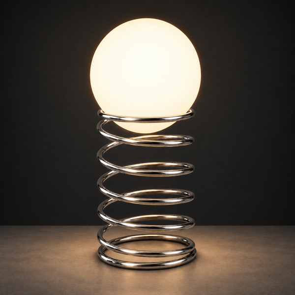 Spiral Spring Table Lamp