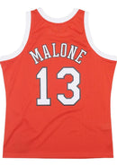 Moses Malone Spirits of St. Louis Mitchell & Ness Orange 1975-76 Hardwood Classics Swingman Jersey by Dynasty Sports & Framing