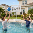 Pool Basketball Hoop with Adjustable Height & 2 Balls
