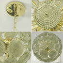Sputnik Sphere Glass Disc Chandelier