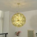 Sputnik Sphere Glass Disc Chandelier