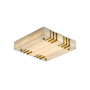 Square Alabaster Gold Ceiling Lamp