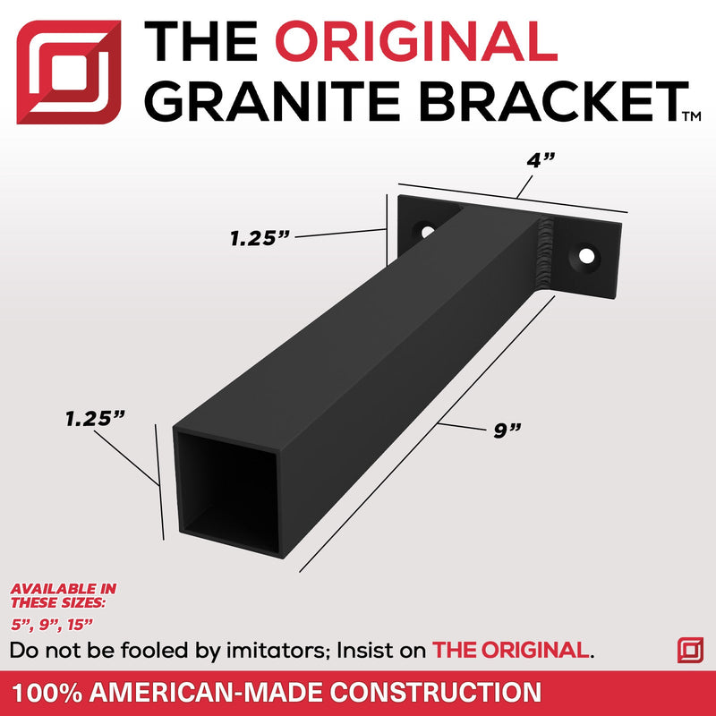 The Original™ Square Free Floating Shelf Bracket