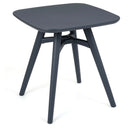 Square Outdoor Dining Table All-Weather Plastic Patio Bistro Table for 4 by DirectDeals