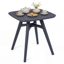 Square Outdoor Dining Table All-Weather Plastic Patio Bistro Table for 4 by DirectDeals