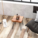 Square Reclaimed Recycled Indonesia Teak Wood End Table by LJGDeals