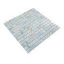 Pastel Blue 12x12 Glossy Uniform Square Glass Mosaic Tile (20 pack, 20 sq ft/case)