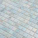 Pastel Blue 12x12 Glossy Uniform Square Glass Mosaic Tile (20 pack, 20 sq ft/case)