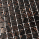 Umber Brown Gold 12x12 Glossy Uniform Square Glass Mosaic Tile (20 pack, 20 sq ft/case)